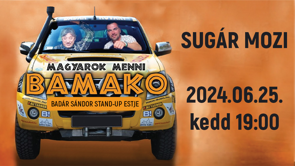 Badár Sándor önálló est belépőjegy 2024.06.25.