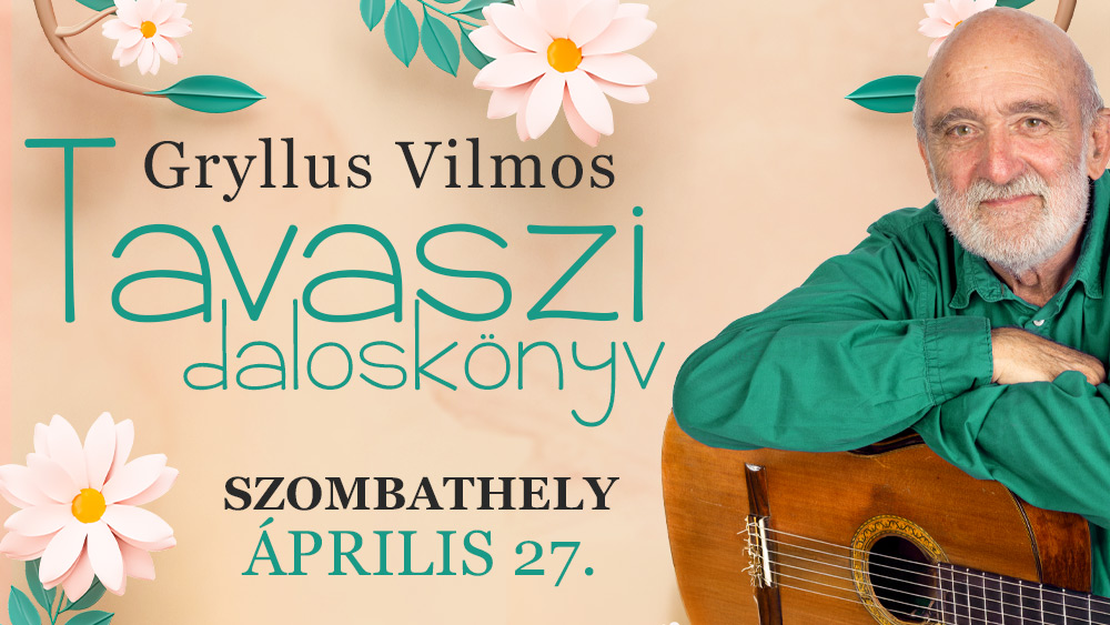 Gryllus Vilmos belépőjegy 2.kat. Szombathely, 2025.04.27.