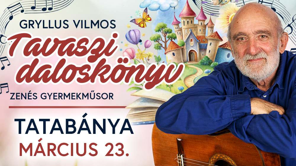 Gryllus Vilmos belépőjegy 2.kat. Tatabánya, 2025.03.23.
