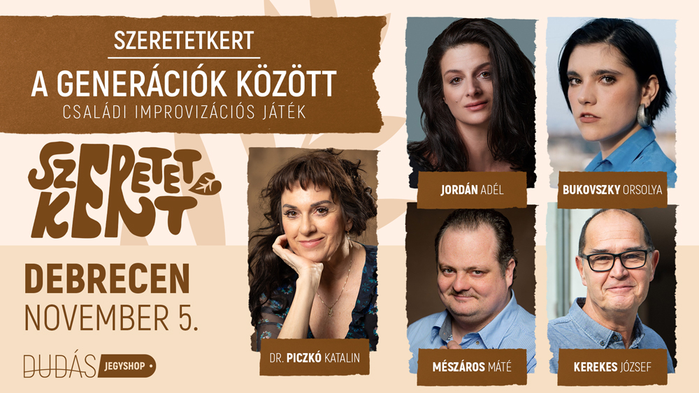 Szeretetkert belépőjegy 3.kat. Debrecen, 2025.11.05.