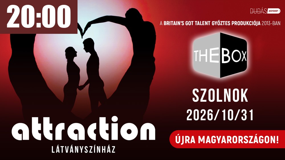 Attraction: The Box belépőjegy 2.kat. Szolnok, 2026.10.31. 20:00